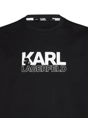 KARL LAGERFELD STACK-LOGO T-SHIRT