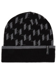 Karl Lagerfeld intarsia-knit monogram beanie