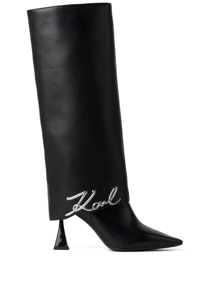 KARL LAGERFELD 90MM DEBUT FOLD-DOWN BOOTS