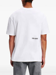KARL LAGERFELD RUE ST-GUILLAUME WASHED EFFECT T-SHIRT