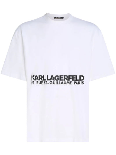 KARL LAGERFELD RUE ST-GUILLAUME WASHED EFFECT T-SHIRT