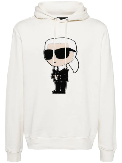 Karl Lagerfeld patch hoodie