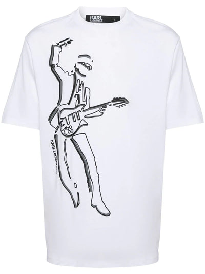 KARL LAGERFELD CREW NECK T-SHIRT