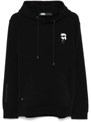 KARL LAGERFELD IKONIK KARL BLACK HOODIE