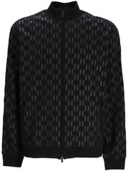KARL LAGERFELD JACQUARD BOMBER JACKET