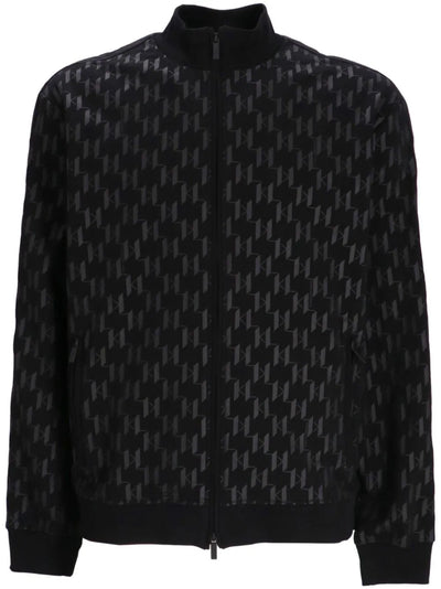KARL LAGERFELD JACQUARD BOMBER JACKET
