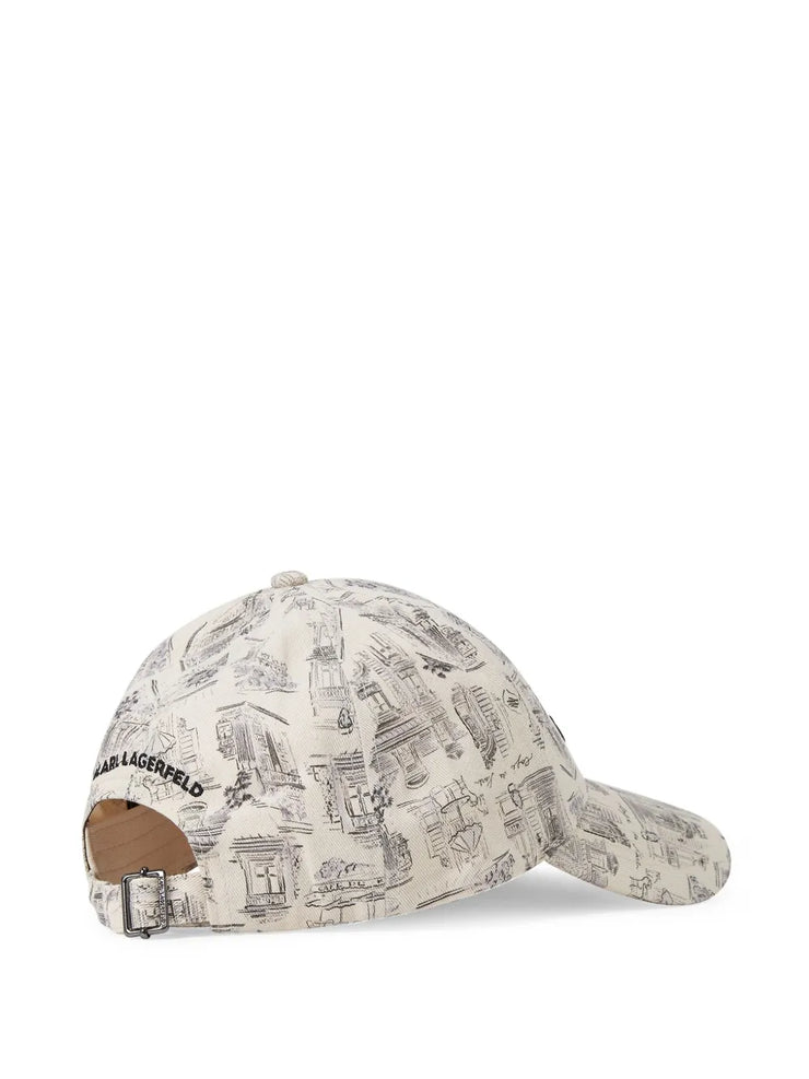 Karl Lagerfeld x Jorge Parra printed cap