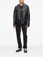 Karl Lagerfeld Essential leather jacket