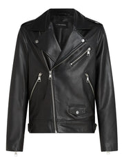 Karl Lagerfeld Essential leather jacket