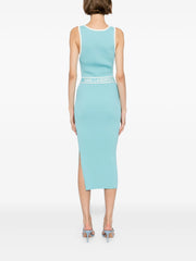 Karl Lagerfeld logo-embroidered dress