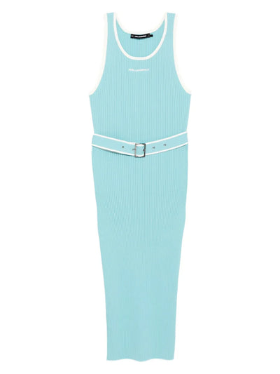 Karl Lagerfeld logo-embroidered dress