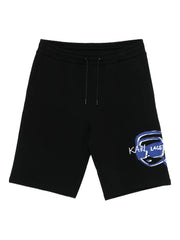 Karl Lagerfeld logo-Print Drawstring Shorts