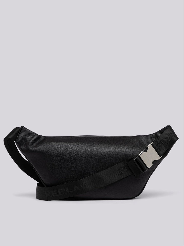 REPLAY WAIST BAG WITH HAMMERED EFFECT