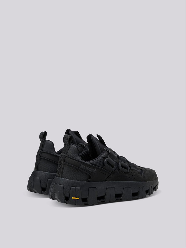 REPLAY SHEL M MOON LEATHER SNEAKERS