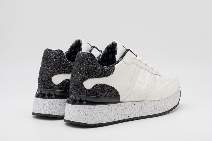 REPLAY PENNY TAPE SNEAKERS WITH LACES