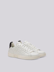 REPLAY POLYS W SPARK LEATHER SNEAKERS WITH LACES