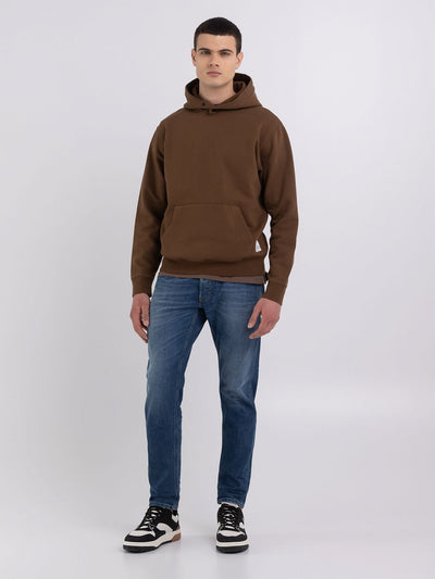 REPLAY HOODIE IN COTTON