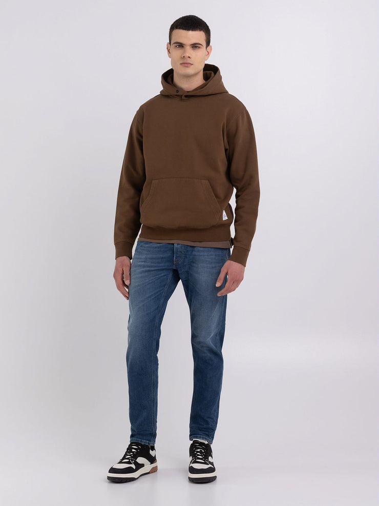 REPLAY HOODIE IN COTTON