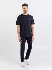 REPLAY JERSEY T-SHIRT WITH LOGO