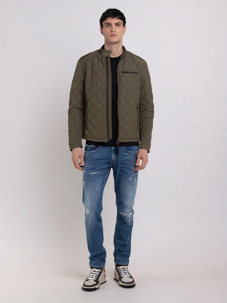 REPLAY SHORT QUILTED JACKET
