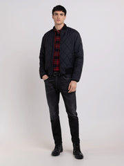 REPLAY SHORT JACKET IN RECYCLED NYLON