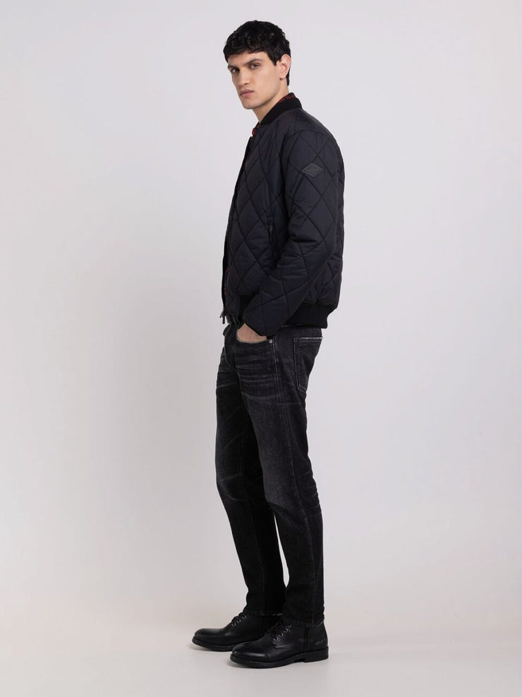 REPLAY SHORT JACKET IN RECYCLED NYLON