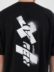 REPLAY CREW-NECK T-SHIRT WITH REPLAY X GARRIX LOGOS FRONT AND BACK