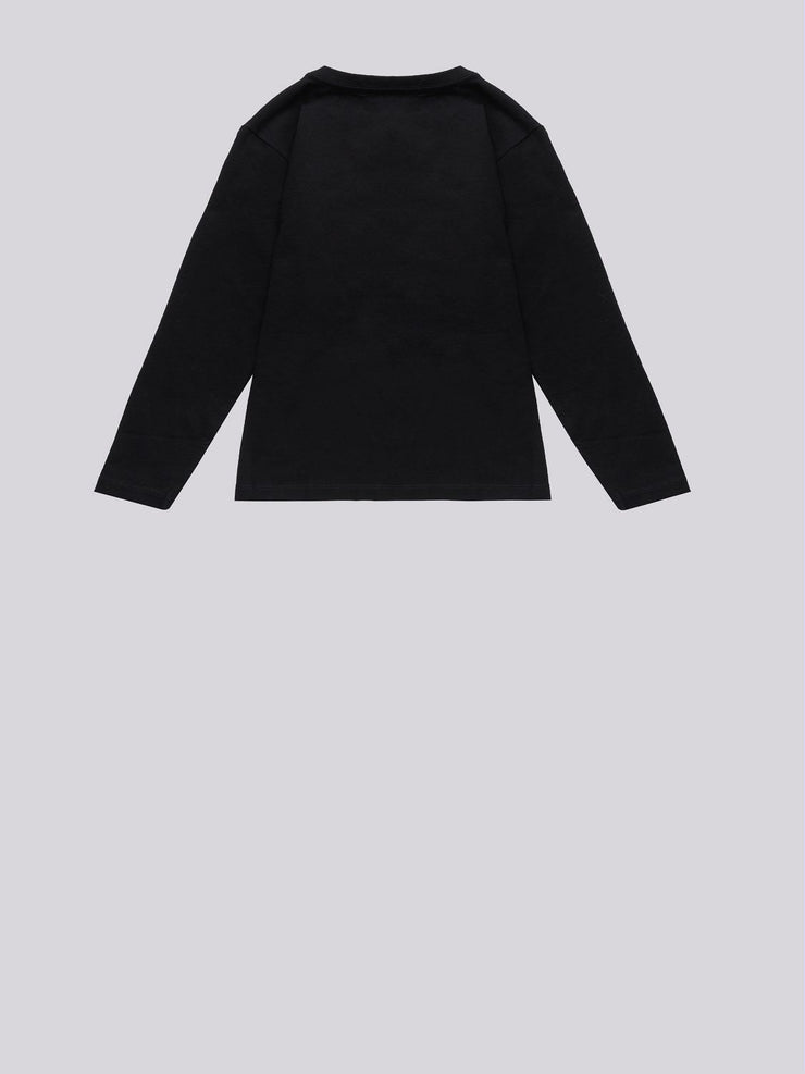 REPLAY LONG-SLEEVED T-SHIRT WITH ARCHIVE LOGO