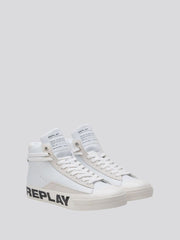 REPLAY SNAP CAMPUS MID CUT SNEAKERS WITH LACES