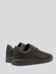REPLAY UNIVERSITY M GUM LEATHER SNEAKERS WITH LACES