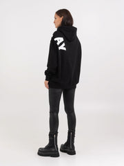 REPLAY SWEATER WITH HOOD AND REPLAY PRINT