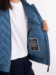 REPLAY SLIM FIT RECYCLED QUILTED BOMBER JACKET