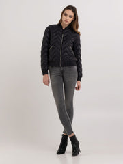 REPLAY SLIM FIT RECYCLED QUILTED BOMBER JACKET