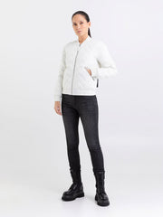 REPLAY SLIM FIT RECYCLED QUILTED BOMBER JACKET