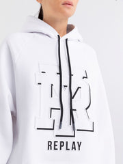 REPLAY OVERSIZED DRESS WITH HOOD